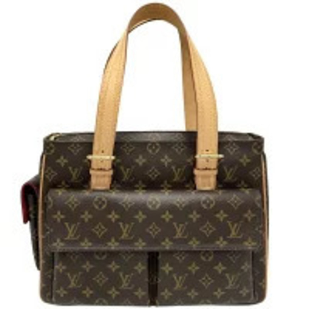 Louis Vuitton Tote Bag Multiplicit Handbag Shoulder Monogram Canvas Brown